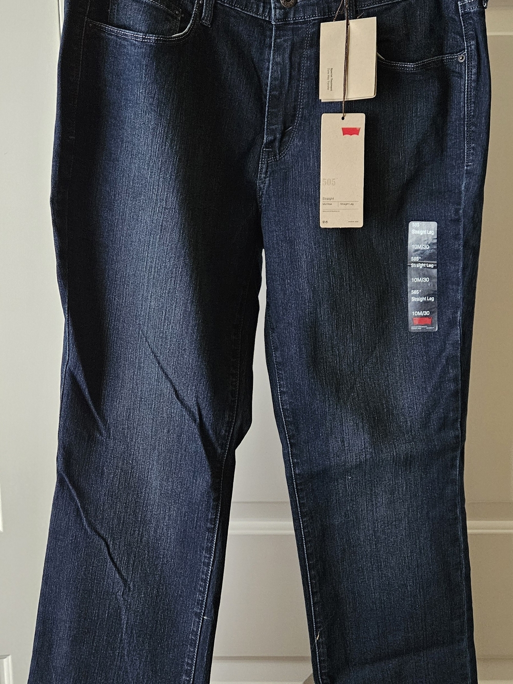 Levi's 505 Mid'Rise Straight Leg Jeans